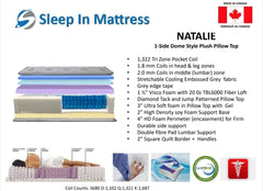Natalie High Loft Pocket Coil Hybrid Mattress