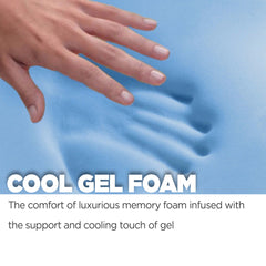 Leisure Sleep Hybrid Pocket Coil & CoolGel Foam Mattress